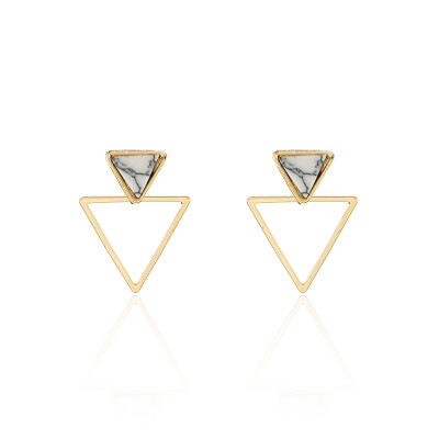 

2019 New Earrings Fashion Simple Stud Earrings Personality Trend Triangle Earrings for Womens Wholesale Jewelry