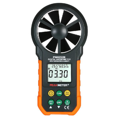 

PEAKMETER Multifunction Digital Anemometer Professional Wind Speed Meter LCD Digital Anemometer Air VolumeTemperatureHumidity fo