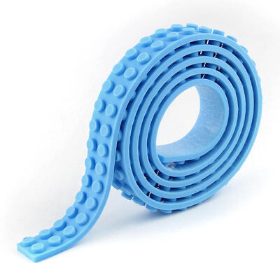 

16 X 92cm Soft DIY Stacking Block Double-sided Silicone Roll Up Building Mat