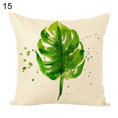 

Sparse Monstera Leaves Square Throw Pillow Case Cushion Cover Sofa Bed Car Decor