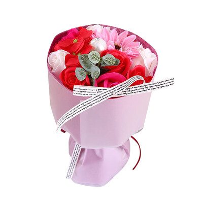 

Toponeto Dried Flower Bouquet Creative Valentines Day Gift Home Wedding Decor