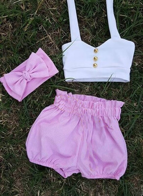 

Kids Baby Girls Summer Outfit Clothes Vest T-shirt TopsShorts Pants Sunsuit