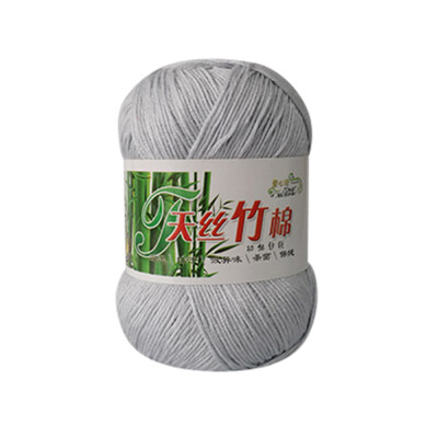 

Siaonvr New Bamboo Cotton Warm Soft Natural Knitting Crochet Knitwear Wool Yarn 50g C