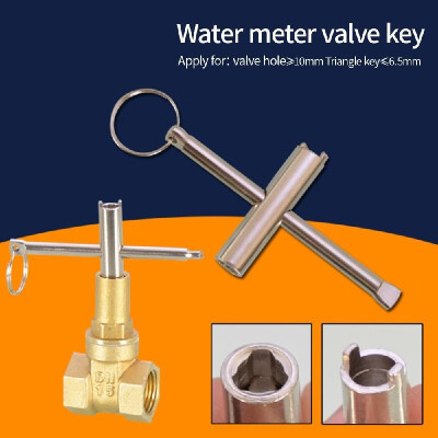 

Authentic tap water valve key water meter front valve key water meter key inner triangle for ZJ DA Front valve key