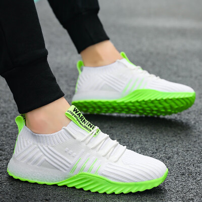 

Mens shoes trend flying sneakers mens casual running shoes mesh shoes men