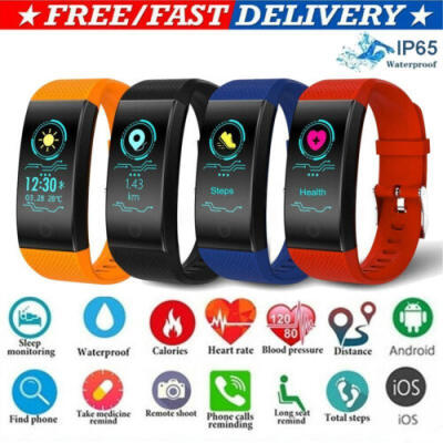 

QW18 Smart Watch Bracelet Fitness Activity Tracker Blood Pressure HeartRate