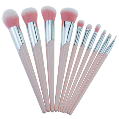 

〖Follure〗10 Pcs Makeup Brush Set Eye Shadow Brush Cosmetics Blending Brush Tool