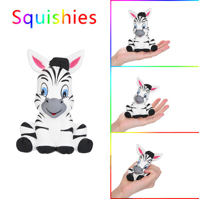 

YIWULAKawaii Zebra Scented Squishies Slow Rising Kids Toys Stress Relief Toy Hop Props