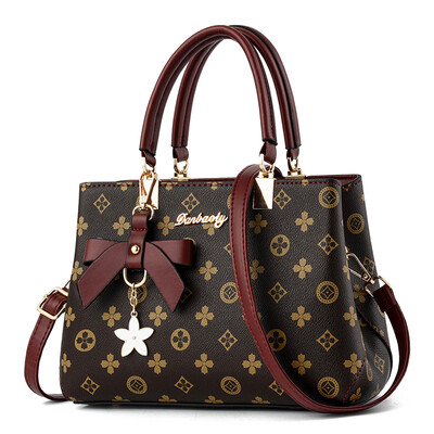 

Middle-aged Moms Girl Bag Autumn Winter Korean Edition Fashion Large Capacity Baitao Womens One-shoulder Handbag
