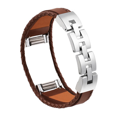 

〖Follure〗Replacement Leather Wristband Band Strap Bracelet For Fitbit Charge 2
