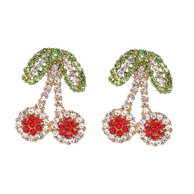 

2019 new Pineapple fruit Crystal Drop Dangle Earrings for Women Boho Rhinestone Statement Earring Fashion holiday Jewelry Bijoux