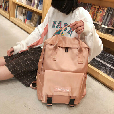 

Ins schoolbag female Korean version of high school students Chaobai Japanese Department simple Baitamori Department ancient feelin