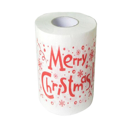 

9 Style Home Santa Claus Bath Toilet Paper Christmas Supplies Xmas Decor Tissue Roll