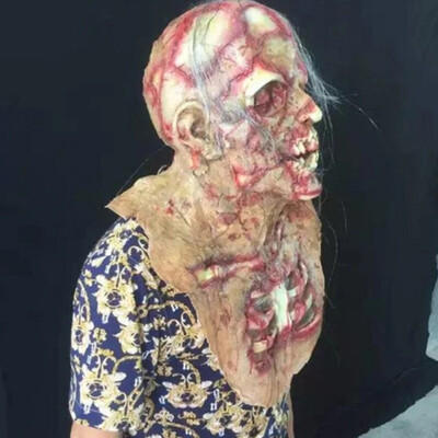 

Halloween Horror Latex Zombie Mask Halloween Dress Up Props for Festive Party Supplies
