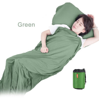 

215 90cm Portable Outdoor Camping Adult Sleeping Bag Liner Blanket Mummy Style