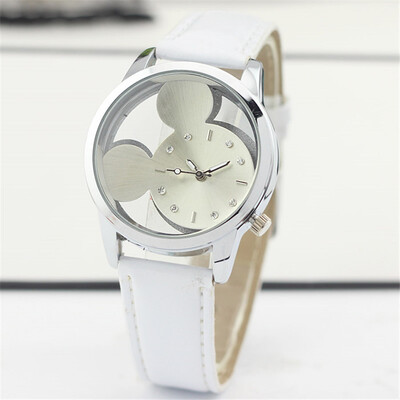 

Korean version of Mickey Mouse watch double-sided hollow Mickey watch Mickey Mouse children watch
