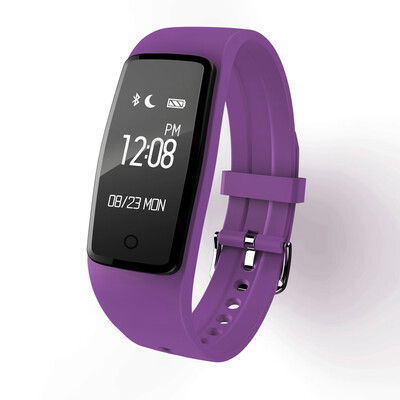 

S1 Dynamic Heart Rate Smart Health Bluetooth Sport Watch Wristband Bracelet 096" OLED Call Notification Pedometer Alarm Anti-lost