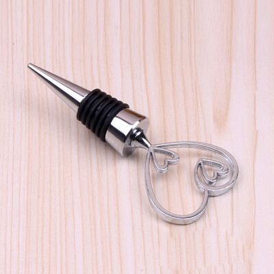 

Gobestart Zinc Alloy Wine Bottle Stopper Metal Clear Rhinestones