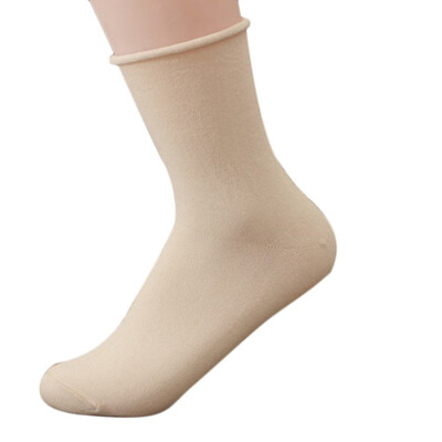 

Women Casual Harajuku Solid Color Breathable Moisture Wicking Deodorant Elastic Athletic Work Socks