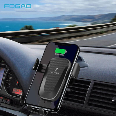 

FDGAOQI gravity induction car wireless charging 10W fast charge air outlet bracket for Apple mobile phone 10W
