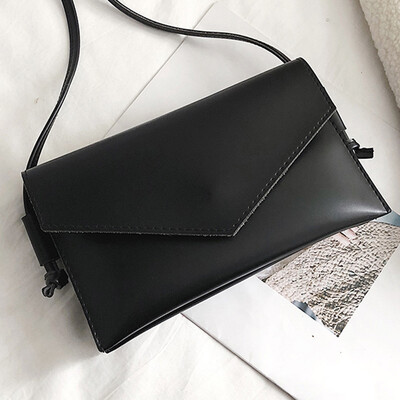 

Summer net red new womens bag 2019 shoulder slung soft solid color bag cover envelope bag