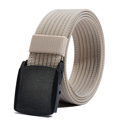 

New Unisex belt high quality Nylon Plastic Automatic buckle Men belt casual trend Men&Women sport cowboy pants belt