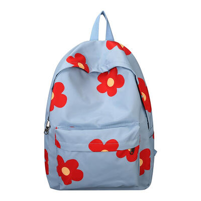 

Floral Canvas Backpack Women Large Capacity School Travel Casual Knapsack