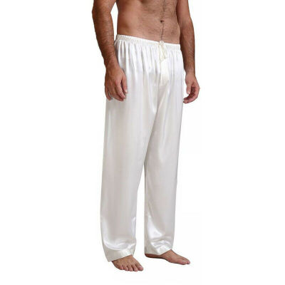 

Mens Silk Satin Pajamas Pyjamas Lounge Pants Sleep Bottoms Sleepwear Boxer