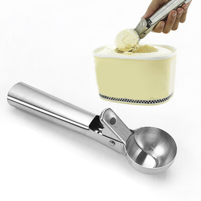 

Stainless Steel Ice Cream Scoop Ice Ball Maker Frozen Yogurt Cookie Dough Meat Balls Rice Dishes Ice Cream Spoon Tools