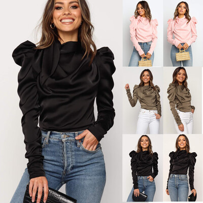 

Women Long Sleeve Blouse T Shirt Fashion Ladies Casual Tops Shirt Autumn Clothes