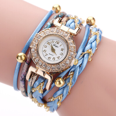 

Womens watches ethnic style pure hand-woven bracelets watch bells retro circle womens fashion watch