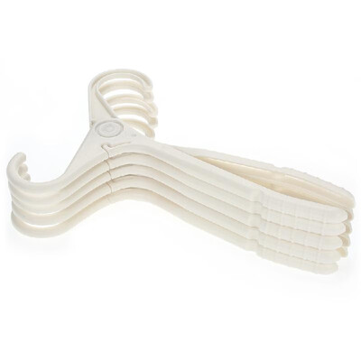 

5pcsset Clothes Hanger Folding Hanger Set of 5pcs Portable Coat Hanger Foldable Clothes Drying Rack for Traveling Business Trip