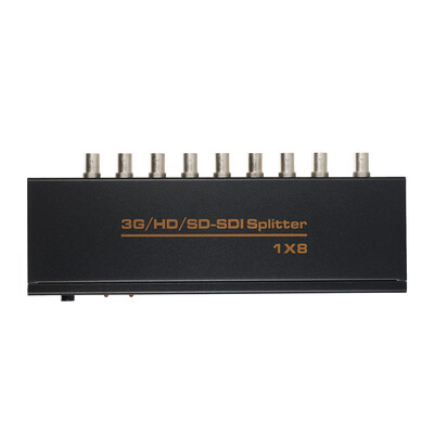 

Premium Quality SDI Splitter 1 8 Supports SD-SDIHD-SDI3G-SDI 1 Input&8 Outputs