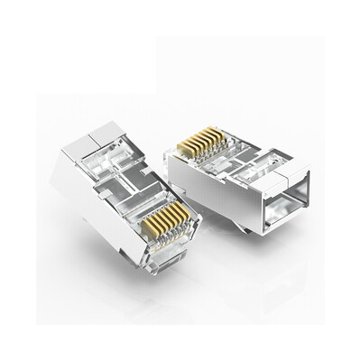 

VENTION STP Crystal Head 8P8C Gold-plated CAT5E Connectors RJ45 Ends Ethernet Cable 10pcs