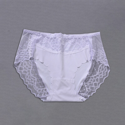 

Womens Lace Panties Sexy Mid Waist Breathable Lingerie Knickers Briefs Bikini