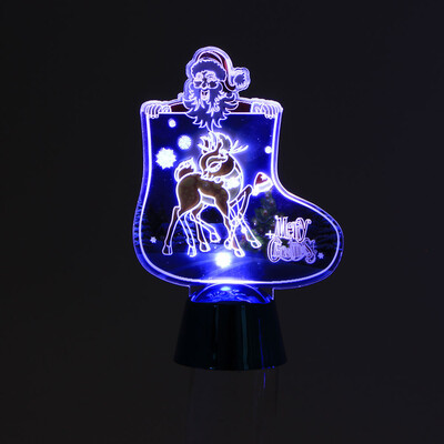 

〖Follure〗Christmas Creative Colorful Butterfly Night Light Can Paste LED Decorative Wall