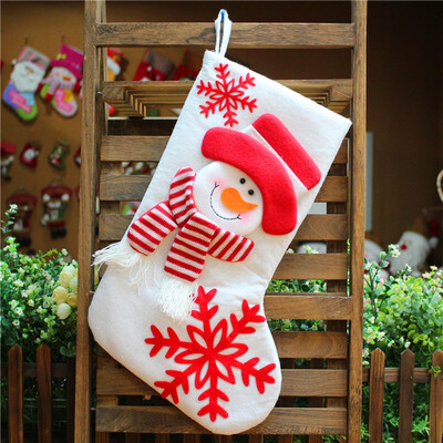 

Gobestart Christmas Santa Socks Candy Gift Bag Ornament Party Xmas Tree Hanging Decoration