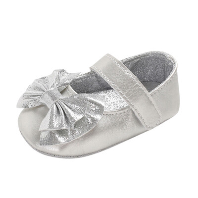 

Infant Newborn Baby Baby Girls Shoes Bow Soft Crib Anti-slip Single Shoes