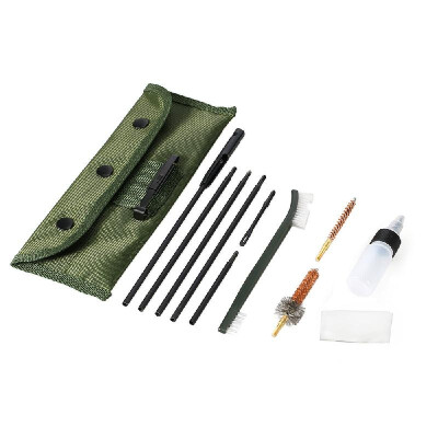 

12PCS Outdoor Cleaning Set Shooting Gear Cleaning Kit Set Portable Clean Kit for 20 30in Caliber