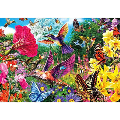 

5D DIY Full Drill Diamond Painting Color Bird Garden Cross Stitch Embroider