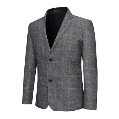 

Toponeto Mens New Style Turn-down Collar Long Sleeve Casual Suit Slim Fit Coat Jacket