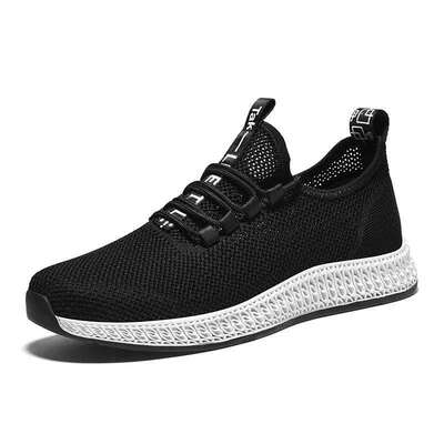 

2019 Men Sneakers Breathable Casual No-slip Men Vulcanize Shoes Male Air Mesh Lace up Wear-resistant Shoes masculino