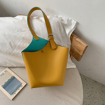 

Bag female new Korean fashion wild portable bucket bag retro shoulder Messenger bag tide