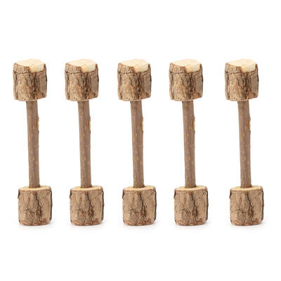

15pcs Natural Silvervine Dumbbell Stick Cat Clean Teeth Molar Toothpaste
