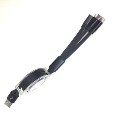 

3-in-1 Charger Cable Type C Micro USB Lightning Charging Cord -15m