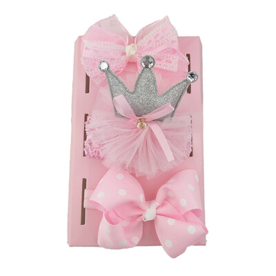 

Gobestart 3PCS Girl Bow Pearl Hair Accessories Small Fresh Headwear Set