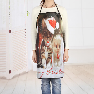 

Tailored Christmas Decoration Waterproof Apron kitchen Apron Christmas Dinner Party apro