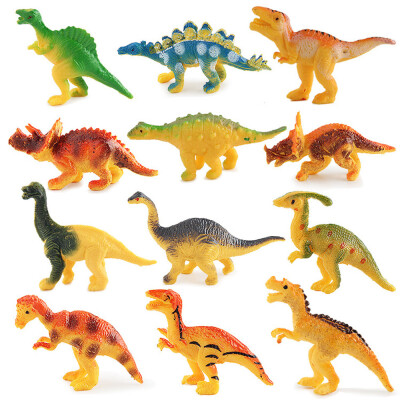 

YIWULA12pc Bag Of Dinosaurs Kids Dinosaur Figures Model Toys New Model Playset Toys