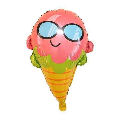 

1pcs Watermelon Pineapple Ice-cream Fruit Shapes Foil Balloon Summer Birthday Party Supplies Balloons