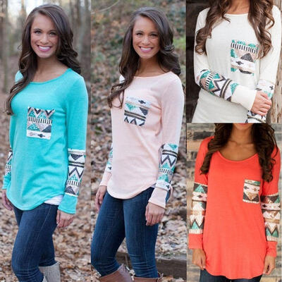 

New Fashion Womens Ladies Long Sleeve Lace Tops Summer Casual Shirt Tops Blouse